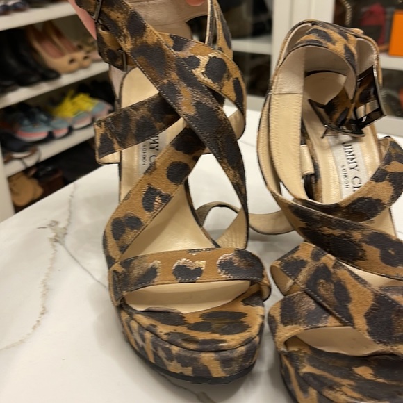 Jimmy Choo Strappy Wedges - Picture 5 of 7